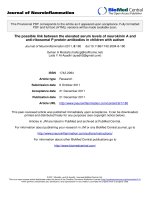 báo cáo hóa học: 