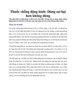 Thuốc chống động kinh: Dùng sai hại hơn không dùng pot