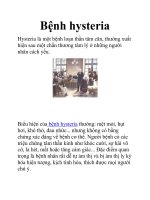 Bệnh hysteria pptx
