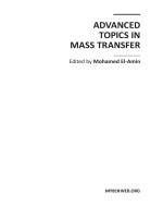 Advanced Topics in Mass Transfer Part 1 doc
