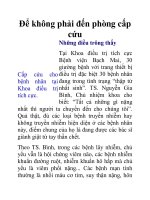 Để không phải đến phòng cấp cứu potx