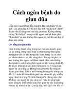 Cách ngừa bệnh do giun đũa pptx