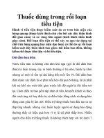 Thuốc dùng trong rối loạn tiểu tiện pdf