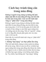 Cách hay tránh tăng cân trong mùa đông ppt