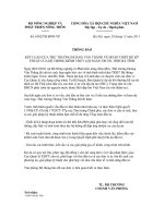 Thông báo số 6382/TB-BNN-VP potx