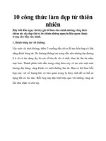 10 công thức làm đẹp từ thiên nhiên pdf