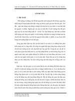 Tính toán thiết kế trạm xử lý nước thải khu dân cư phường phước hòa, TP tam kỳ công suất 1200m3ngày đêm