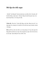 Bài tập săn chắc ngực pot