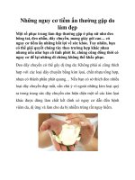 Những nguy cơ tiềm ẩn thường gặp do làm đẹp pdf