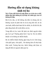 Hướng dẫn sử dụng kháng sinh trị ho pptx