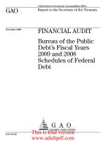 United States Government Accountability Office GAO November 2009 Report to the Secretary of the Treasury_part1 pdf