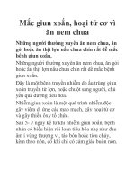Mắc giun xoắn, hoại tử cơ vì ăn nem chua potx