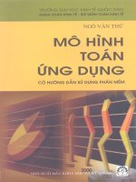 Mô hình toán ứng dụng part 1 pptx