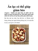 Ăn lạc có thể giúp giảm béo pptx