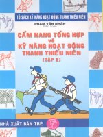 Cẩm nang tổng hợp về kỹ năng hoạt động thanh thiếu niên tâp 2 part 1 ppt