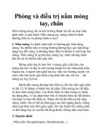 Phòng và điều trị nấm móng tay, chân docx