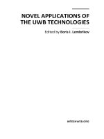 Novel Applications of the UWB Technologies Part 1 pdf
