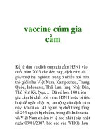 Vaccine cúm gia pptx