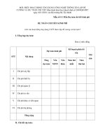 Mẫu số 9.1 Mẫu Dự toán chi tiết kinh phí pot