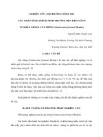 Báo cáo nghiên cứu khoa học 