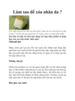 Làm sao để xóa nhăn da ? docx