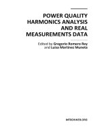 Power Quality Harmonics Analysis and Real Measurements Data Part 1 pdf