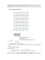 đồ án thiết kê sàn bê tông cốt thép