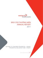 báo cáo thường niên annual report 2011 eastspring investments