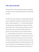 Tiểu cảnh cho nhà nhỏ pptx