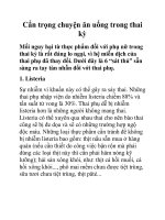 Cẩn trọng chuyện ăn uống trong thai kỳ ppt