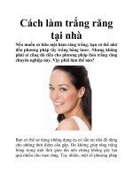 Cách làm trắng răng tại nhà potx