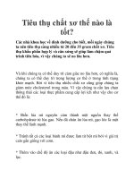 Tiêu thụ chất xơ thế nào là tốt? pptx