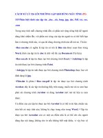 CÁCH XỬ LÝ 326 LỖI THƯỜNG GẶP KHI DÙNG MÁY TÍNH (P5) pot