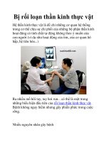 Bị rối loạn thần kinh thực vật potx