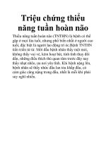 Triệu chứng thiểu năng tuần hoàn não pot