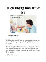 Hiện tượng nôn trớ ở trẻ potx