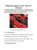 Những thực phẩm xoá mờ “dấu vết” thời gian ppt