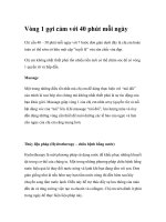 Vòng 1 gợi cảm với 40 phút mỗi ngày docx