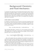 Background Chemistry and Fluid Mechanics doc