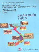 Khoa học công nghệ và phát triển nông thôn 20 năm đổi mới – Chăn nuôi thú y part 1 potx