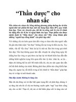 “Thần dược” cho nhan sắc pptx