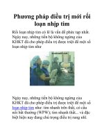 Phương pháp điều trị mới rối loạn nhịp tim doc