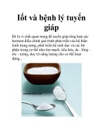 Iốt và bệnh lý tuyến giáp potx