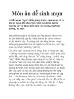 Món ăn dễ sinh mụn potx