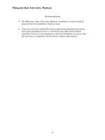 Minnesota State University, Mankato Financial Audit For the Period July 1, 1995 through June 30, 1998_part2 pot