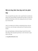 Bật mí công thức làm đẹp mới cho phái đẹp doc