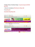 8 Golden Rules of Interface Design docx