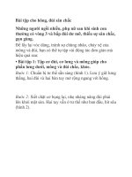 Bài tập cho hông, đùi săn chắc pot