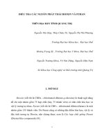 Báo cáo nghiên cứu khoa học 