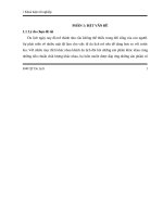 khóa luận tốt nghiệp một số giải pháp nhằm hoàn thiện chất lượng dịch vụ của bộ phận lễ tân tại khách sạn victoria hội an